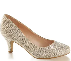 2 1/2" Kitten Glitter Heel (DORIS-06)