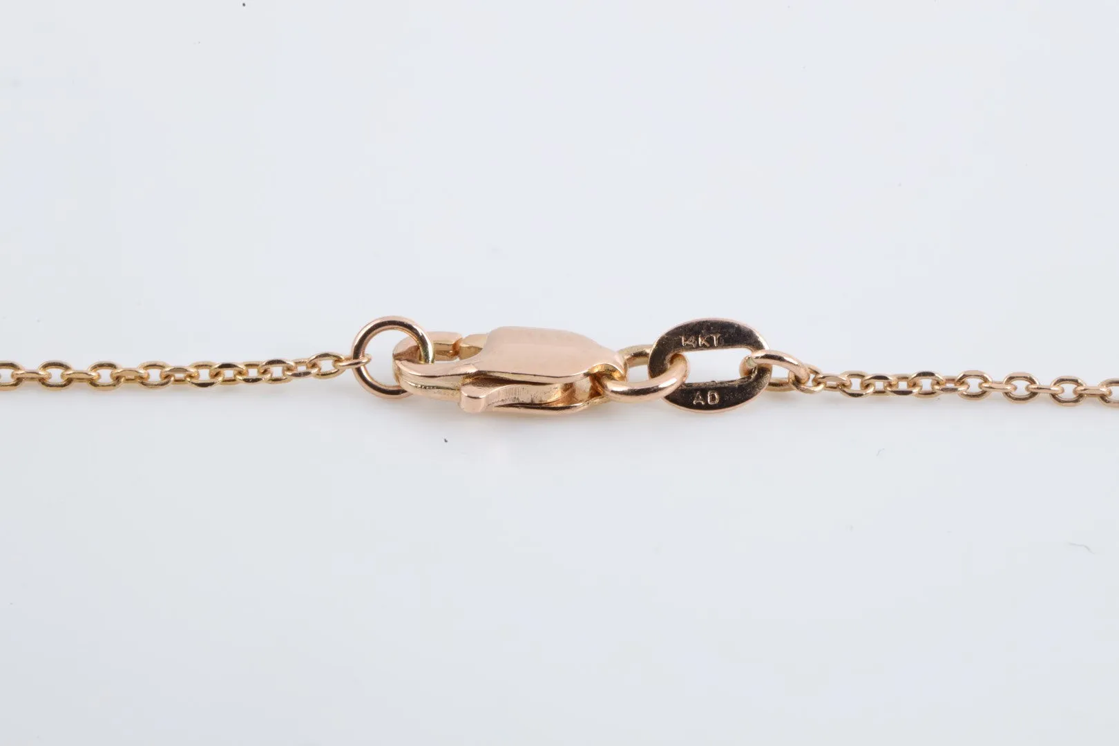 20" 14k Rose Gold Cable Chain (1.91g.)