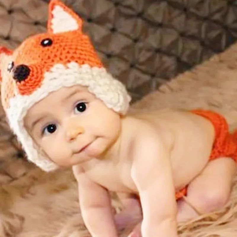 26 Styles Baby Photo Shoot Outfit Cute Animal Crochet, Handmade Knit Costume Accessories Newborn Photography Props