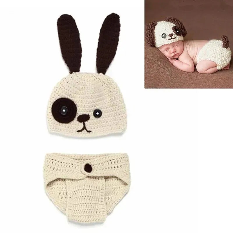 26 Styles Handmade Baby Photo Shoot Outfit Cute Animal Crochet, Handmade Knit Costume Accessories Newborn Photography Props