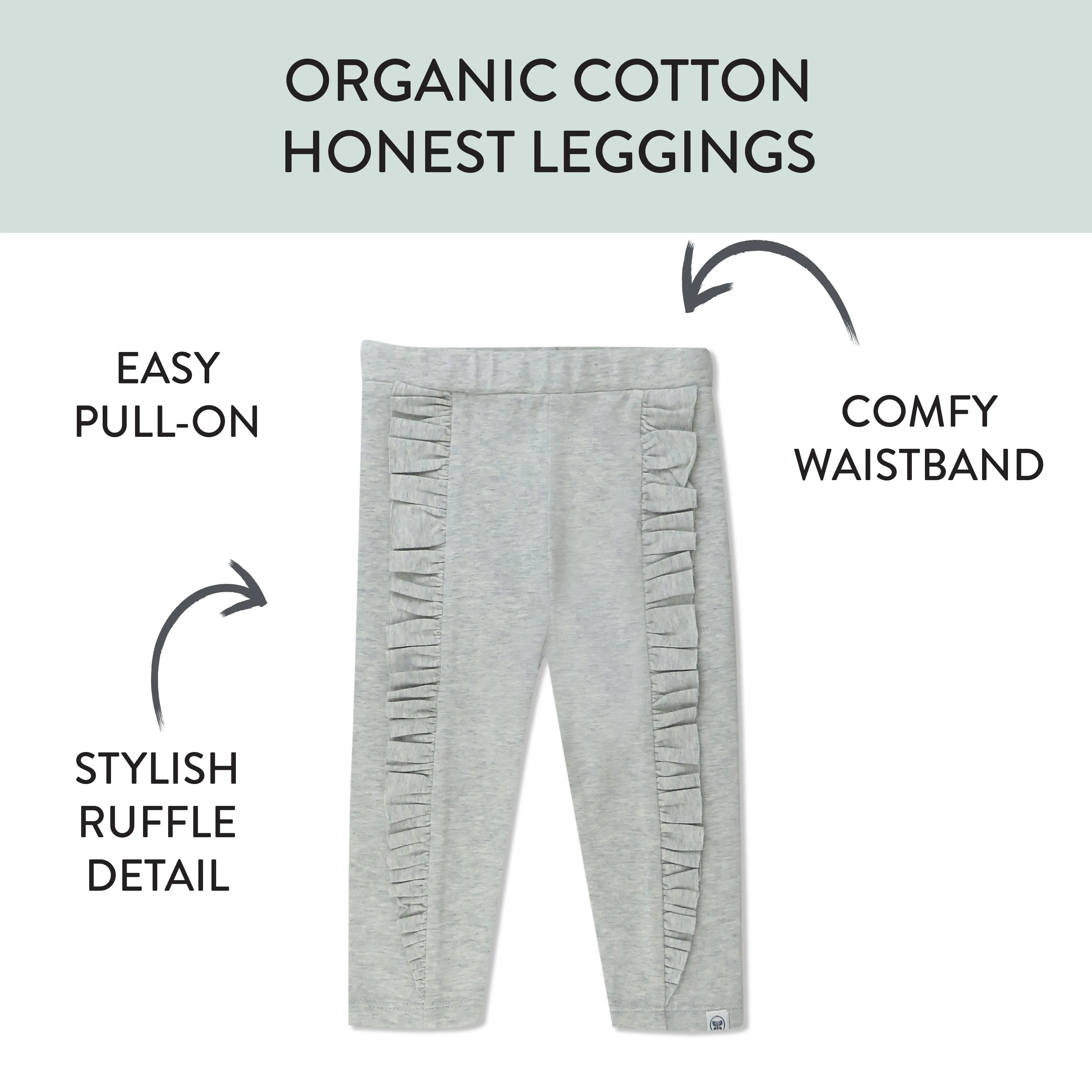 3-Pack Organic Cotton Legging Set