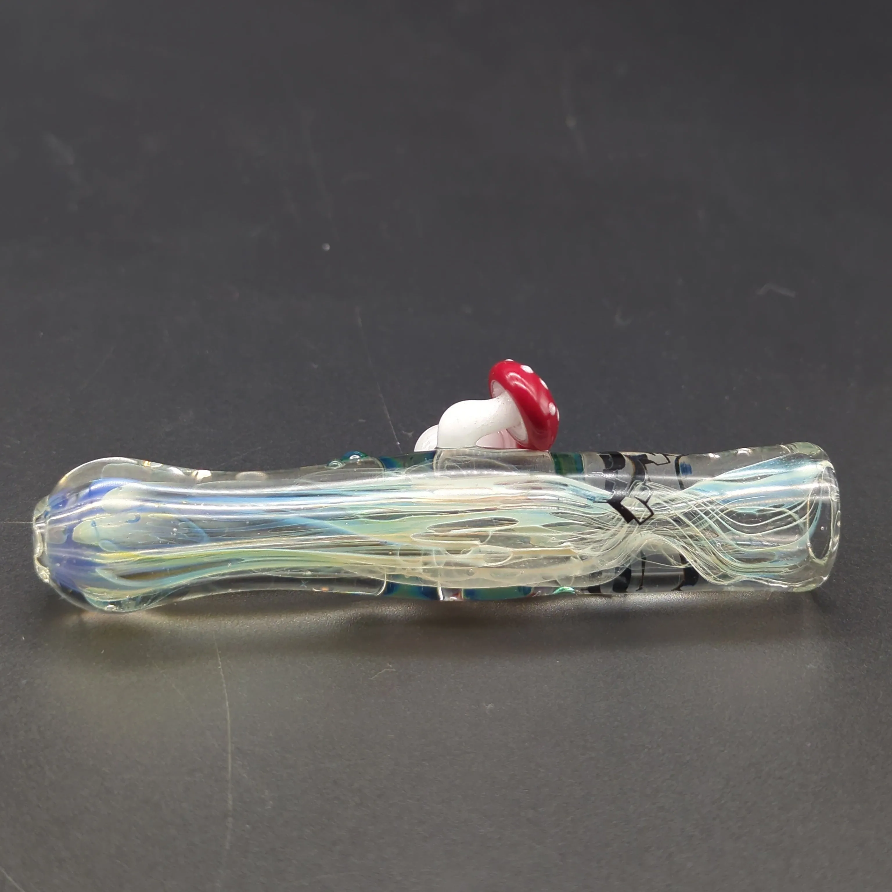 4 Fumed Mushroom Heady Chillums - by Over__Glass