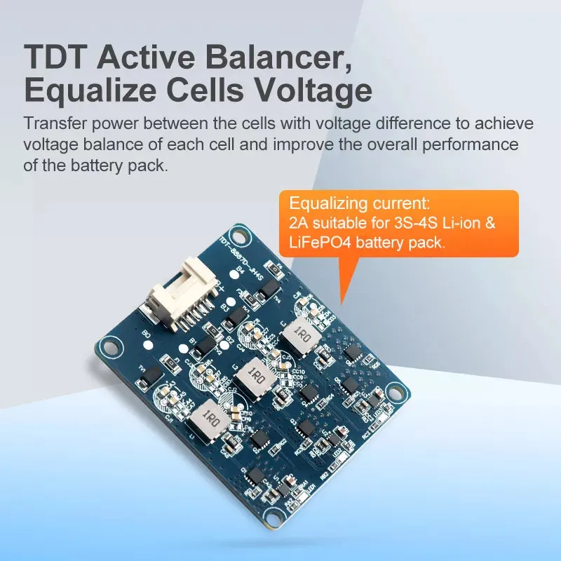 4s 2a Lifepo4 li-ion Active Lithium Battery Equalizer Balance Board BMS