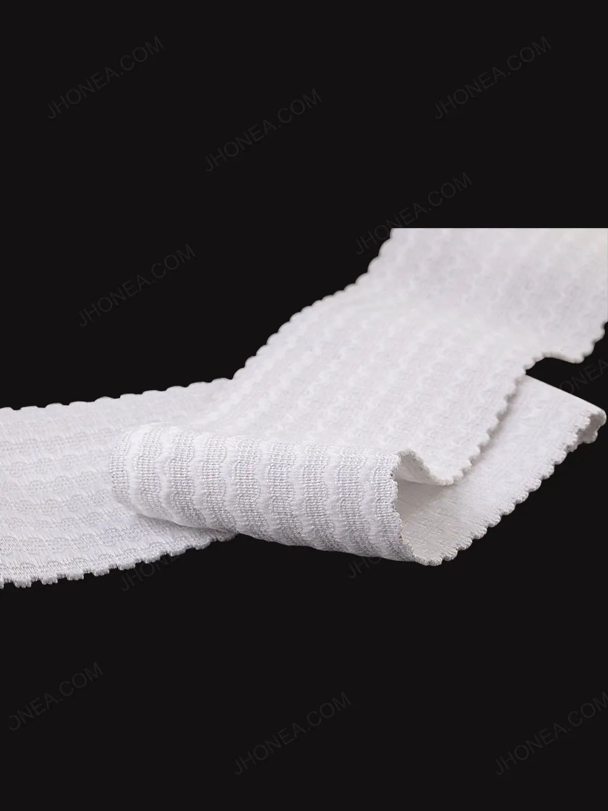 7cm Wide White Elastic Lace for Men/Women/Kids Clothing