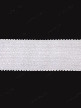 7cm Wide White Elastic Lace for Men/Women/Kids Clothing