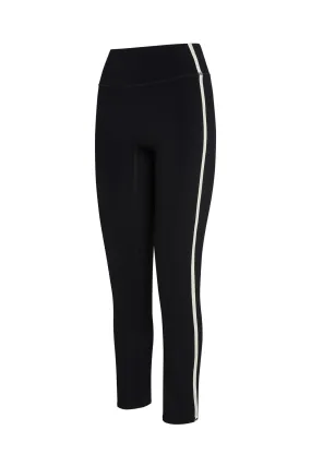 Acadia Legging 27" - Black/Ivory