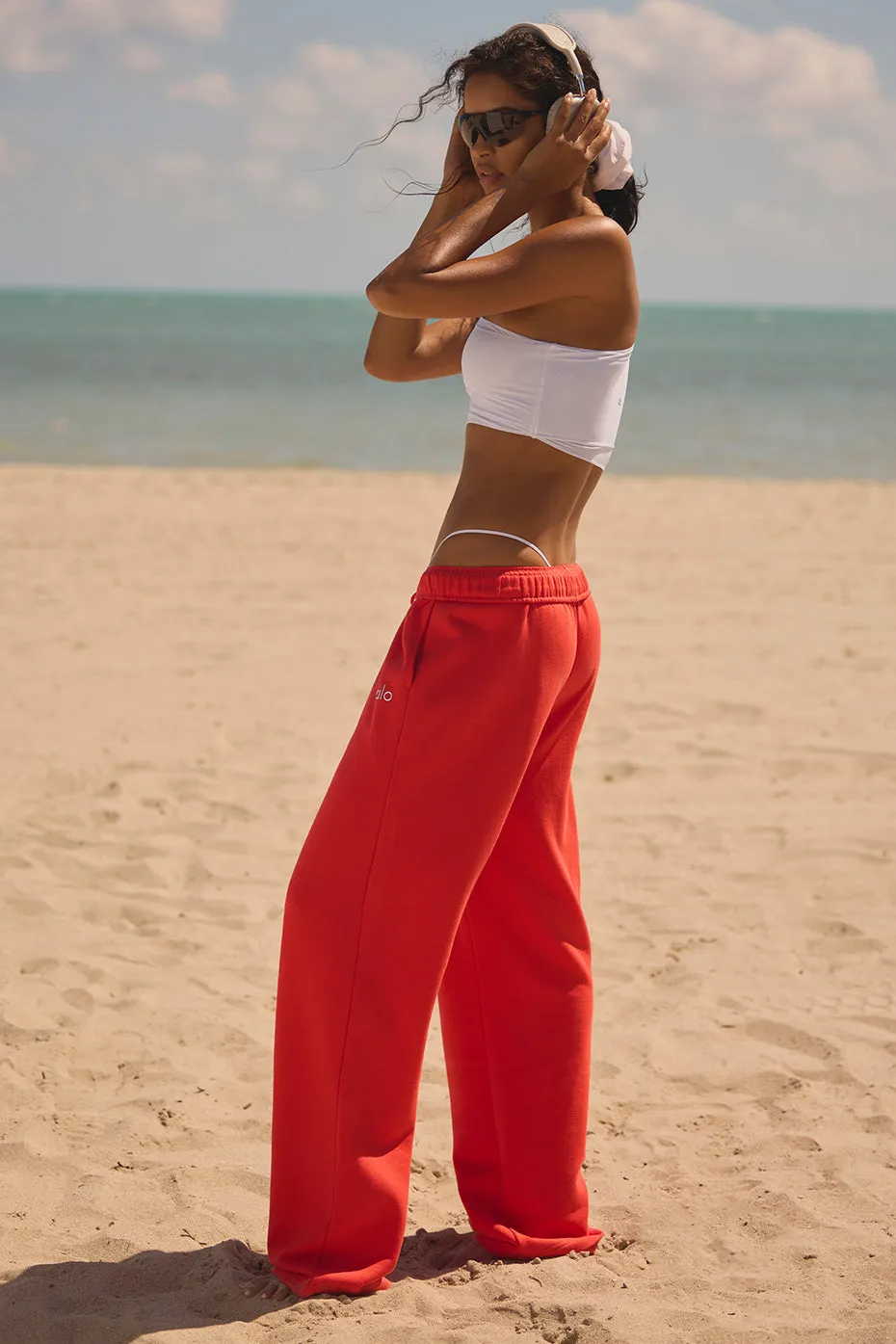 Accolade Straight Leg Sweatpant - Red Hot Summer