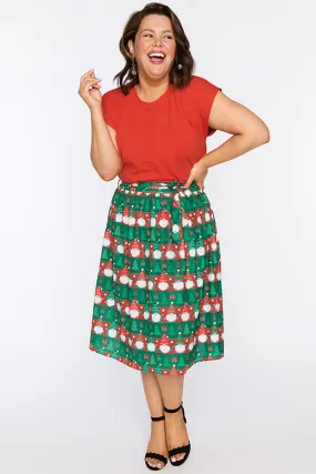 Ada Christmas Gnomes Skirt