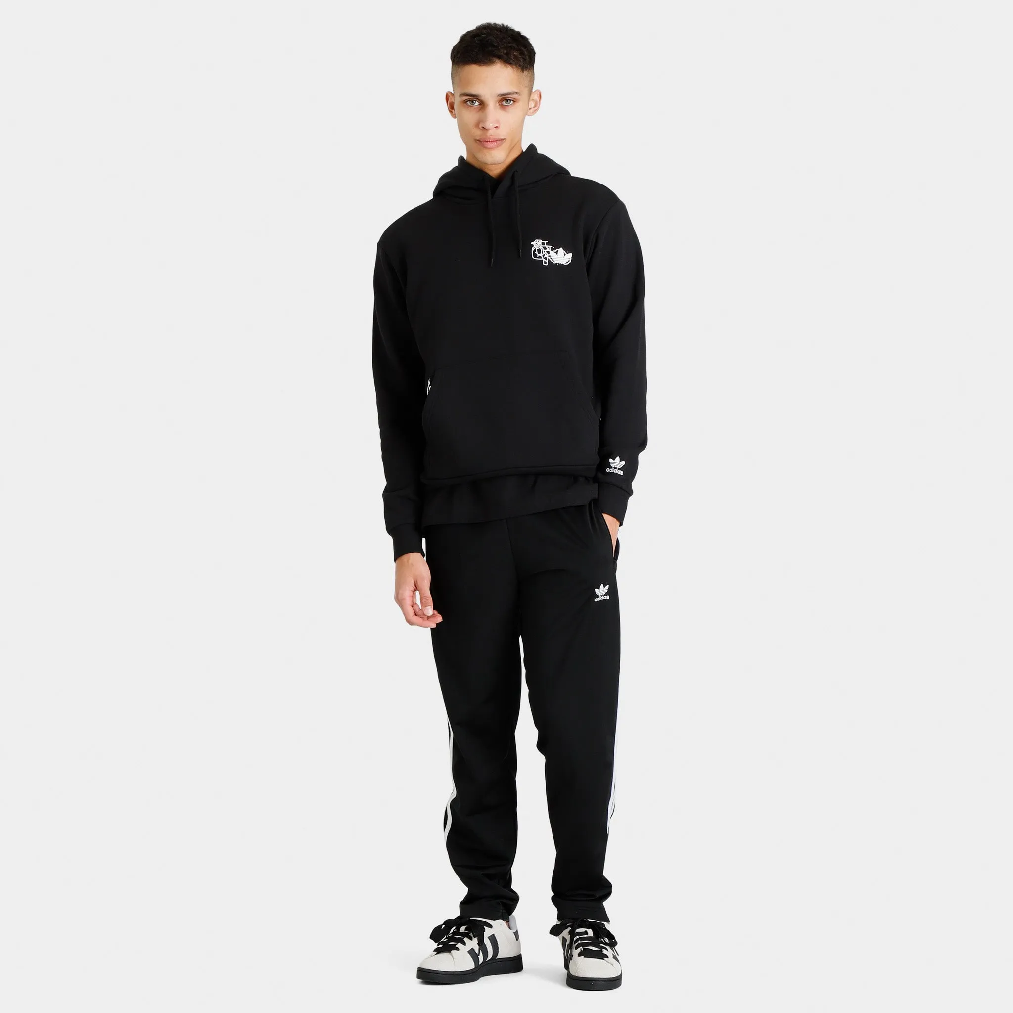 adidas Fuzi TS Pullover Hoodie / Black