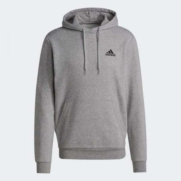 adidas - Men - Essentials Hoodie - Medium Grey Heather/Black