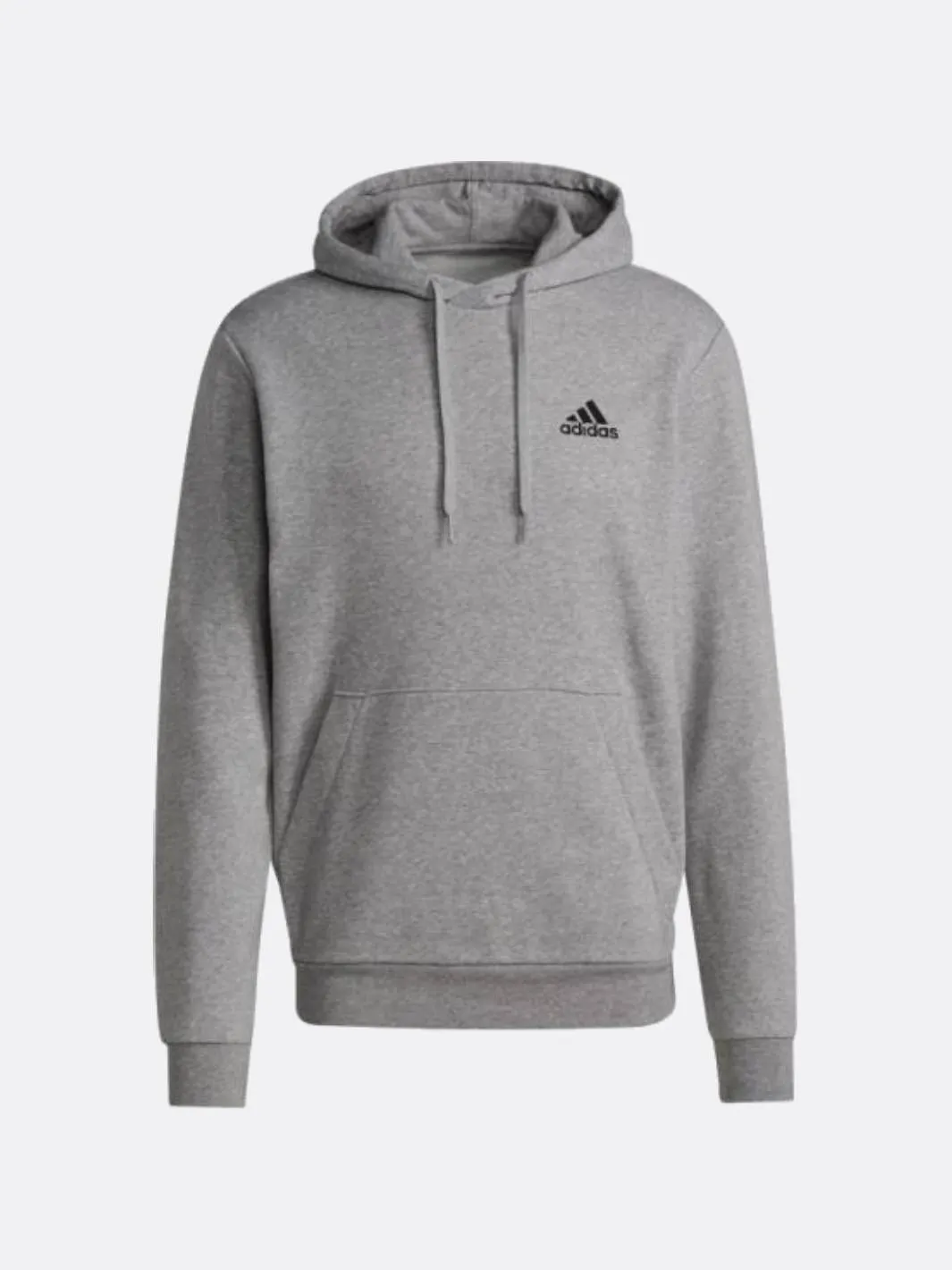 adidas - Men - Essentials Hoodie - Medium Grey Heather/Black