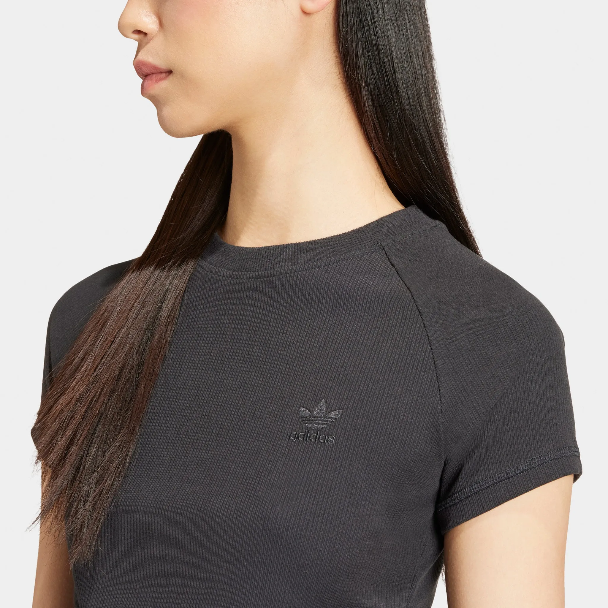 adidas Originals Essentials Women's Rib T-shirt / Black