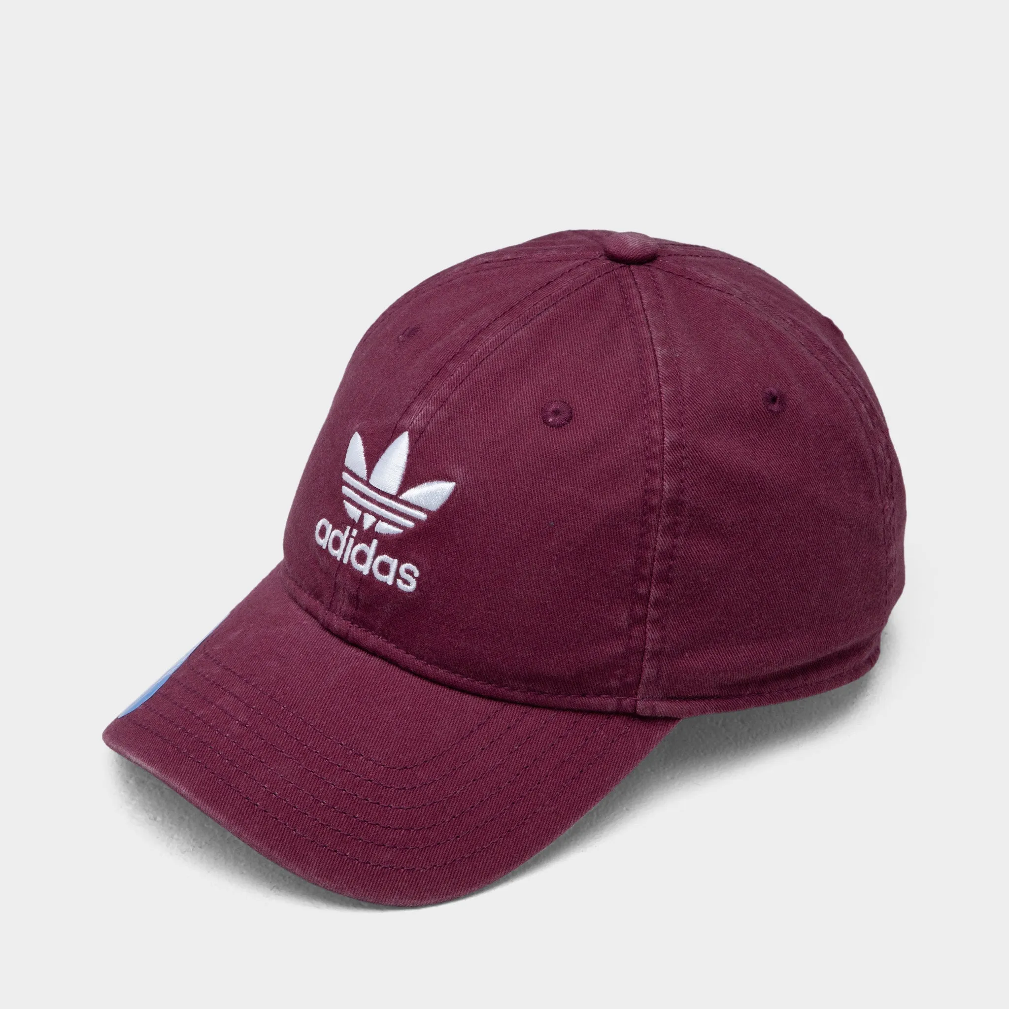 adidas Originals Relaxed Strap-back Hat / Dark Red