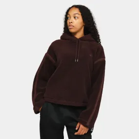 adidas Originals Women's Premium Essentials Pullover Hoodie / Shadow Brown