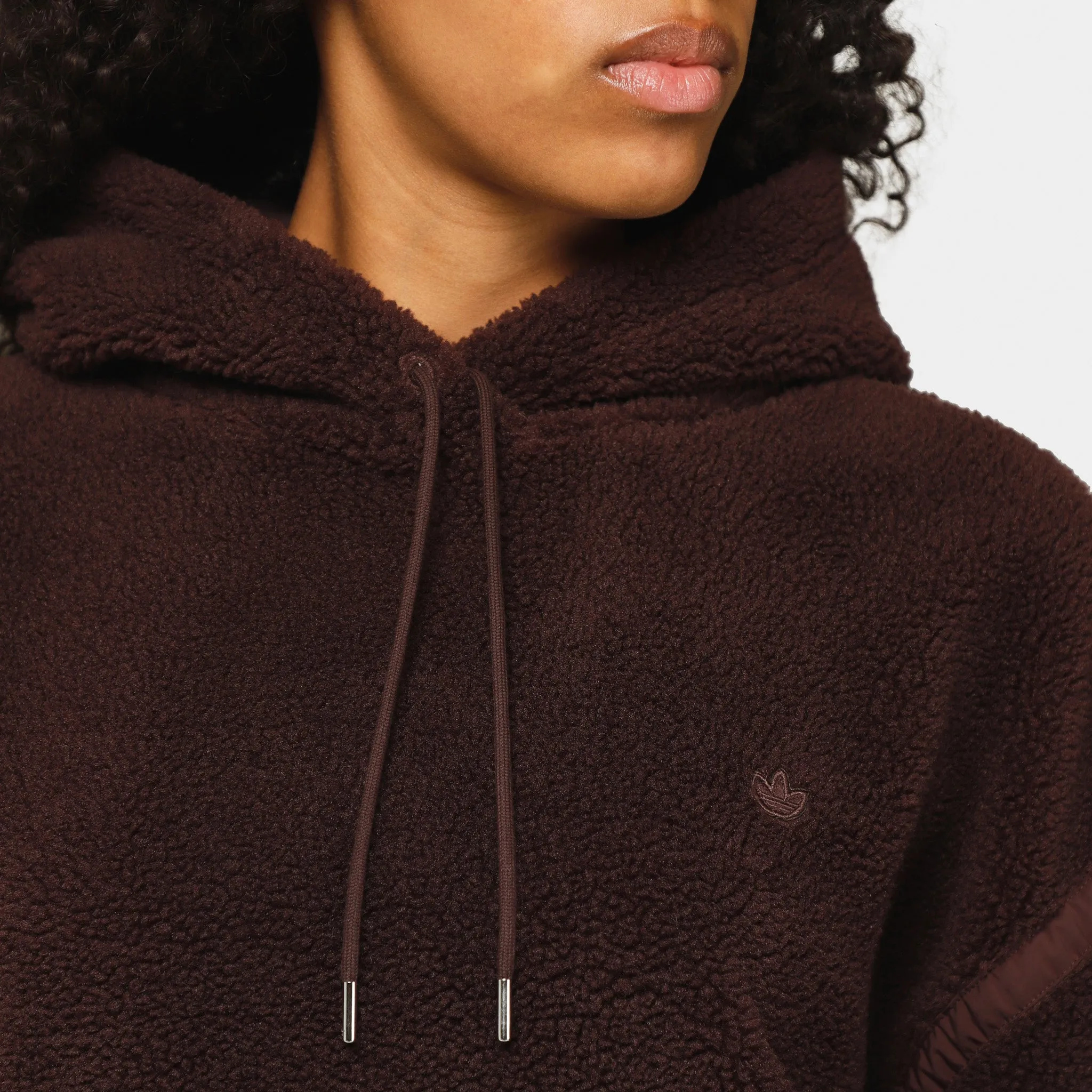 adidas Originals Women's Premium Essentials Pullover Hoodie / Shadow Brown