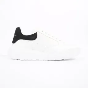 Alexander McQueen Womens Oversized Court Sneaker White Black Tab EU 36.5 / UK 3.5