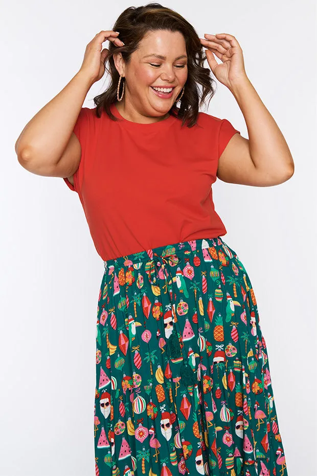 Alexandra Christmas Vacation Skirt