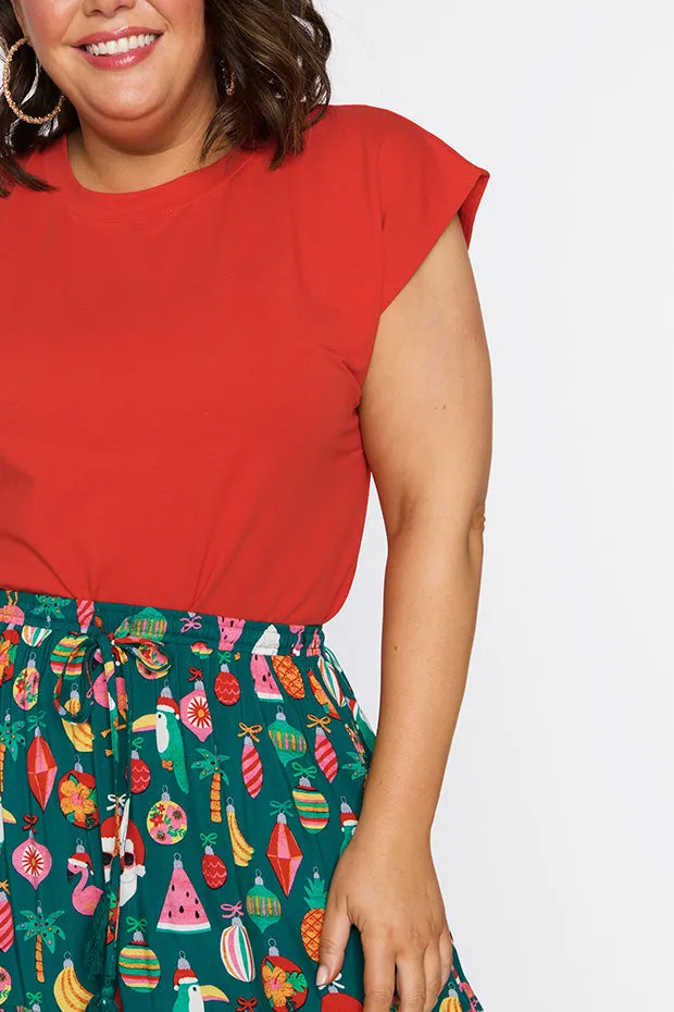 Alexandra Christmas Vacation Skirt