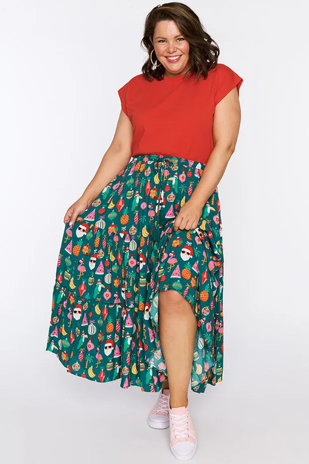 Alexandra Christmas Vacation Skirt