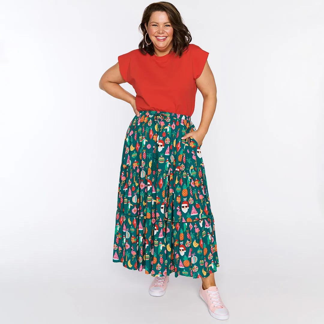 Alexandra Christmas Vacation Skirt