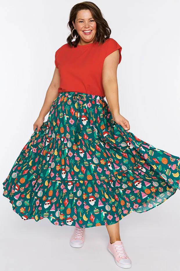 Alexandra Christmas Vacation Skirt