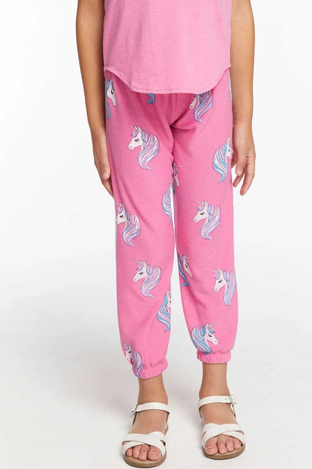 All Over Unicorn Girls Cozy Knit Sweatpant