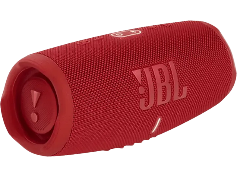 Altavoz inalámbrico - JBL Charge 5, 40 W, 20 horas, IP67, PartyBoost, USB Tipo-C, Rojo