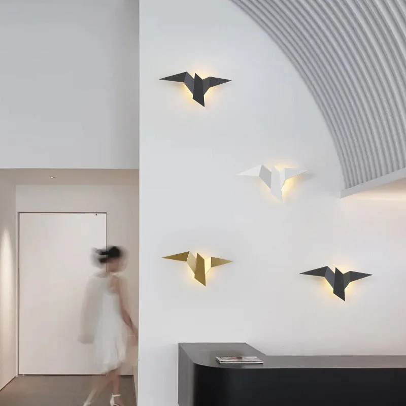 Amazing Modern Flying Bird Lamps