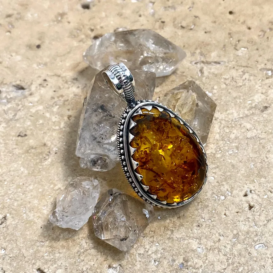 Amber Pendant - Anjali