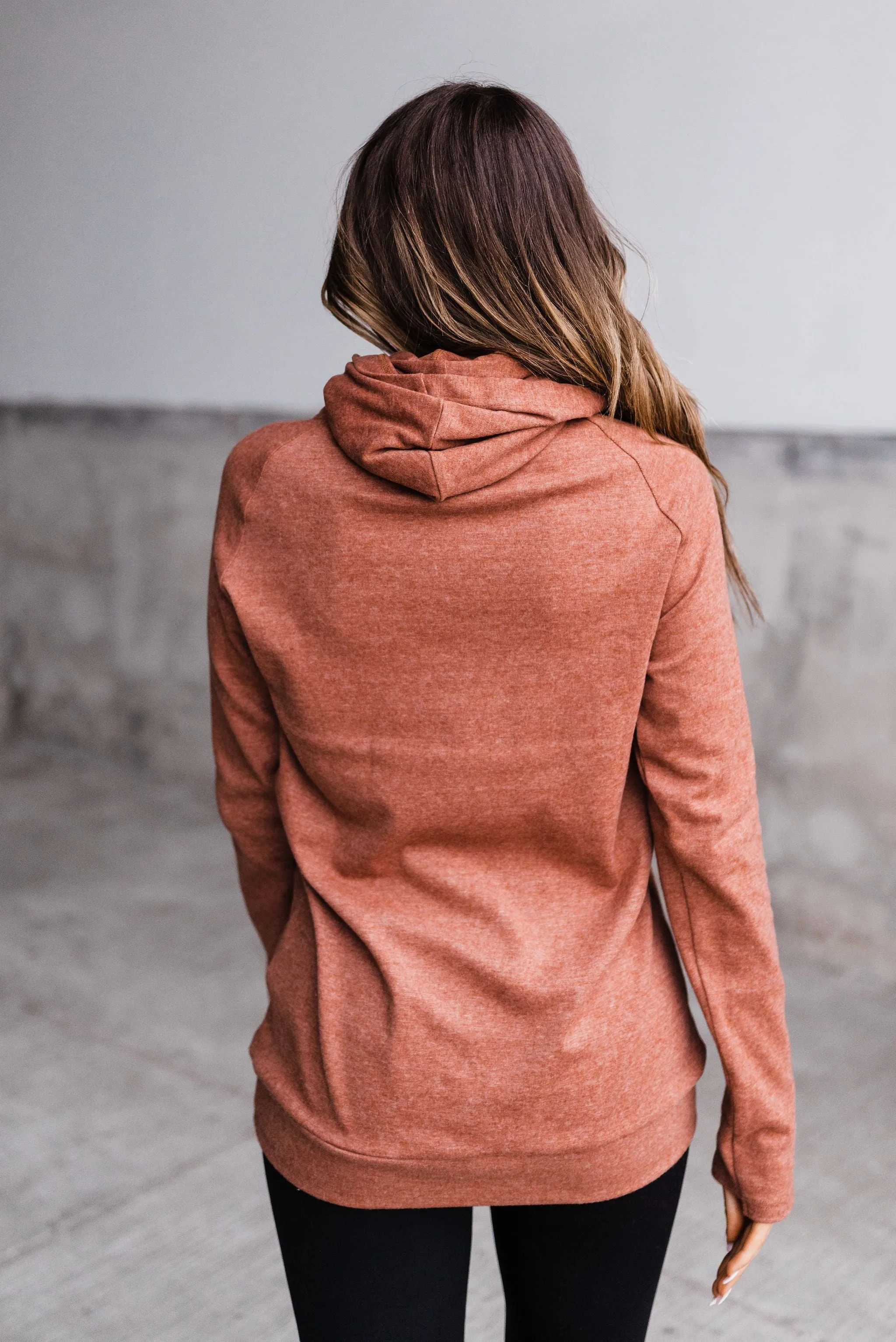 Ampersand Avenue Basic DoubleHood Sweatshirt - Cedar