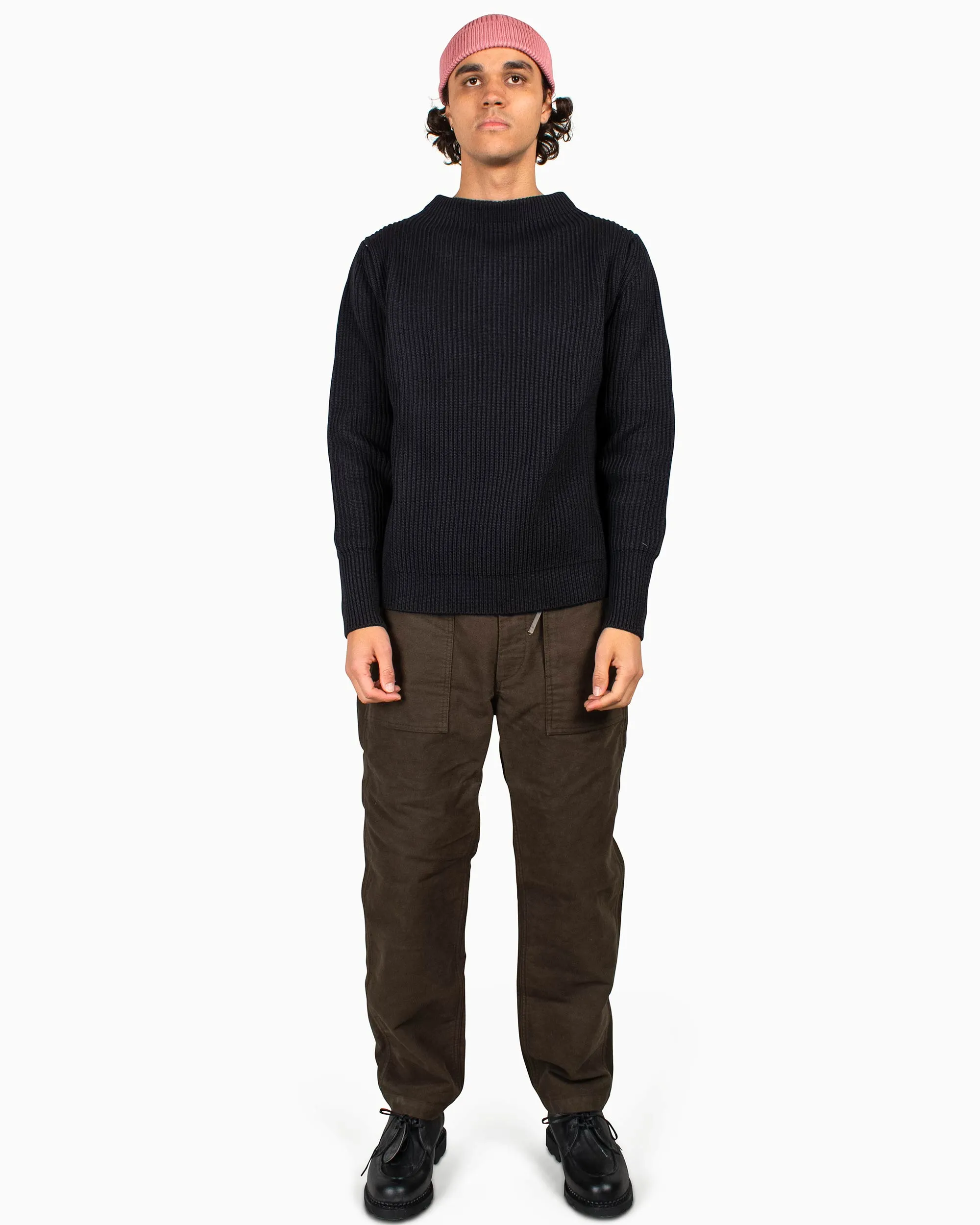 Andersen-Andersen Navy Crewneck Black