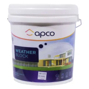 Apco Weatherblock Semi Gloss Acrylic Extra Bright Base 10L