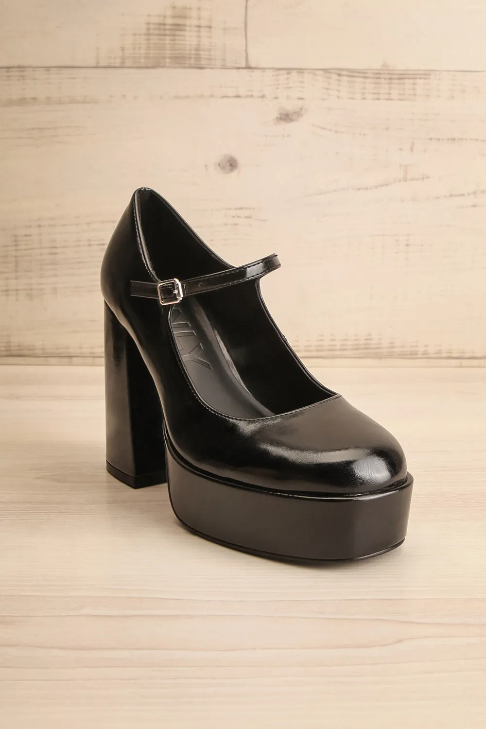 Apluwai | Heeled Mary Jane Shoes