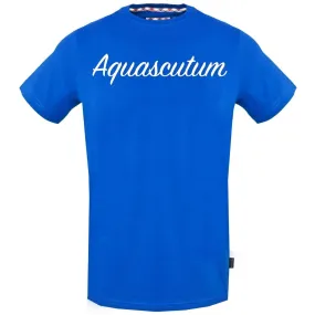 Aquascutum Signature Logo Blue T-Shirt