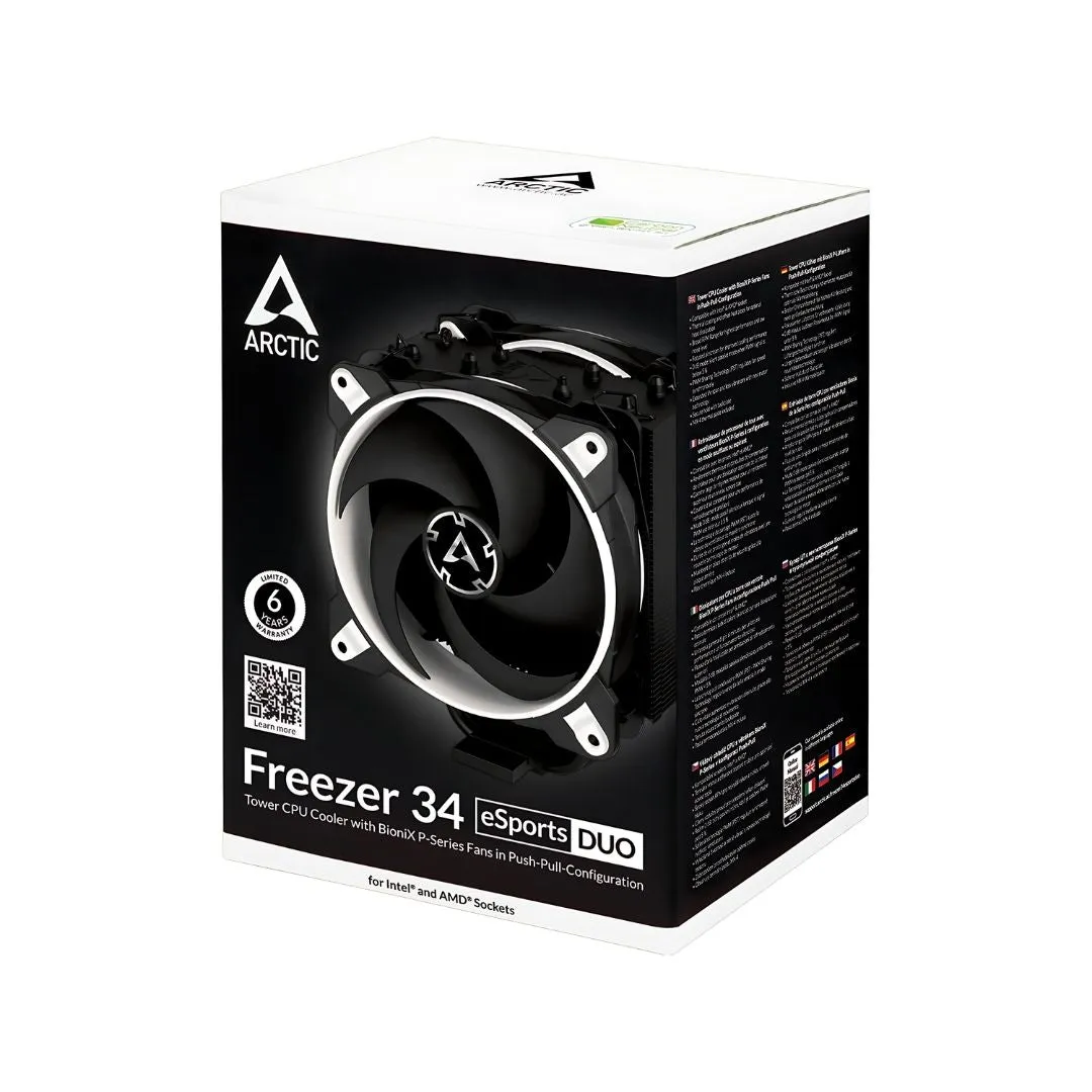 Arctic Freezer 34 eSports DUO CPU Cooler - White