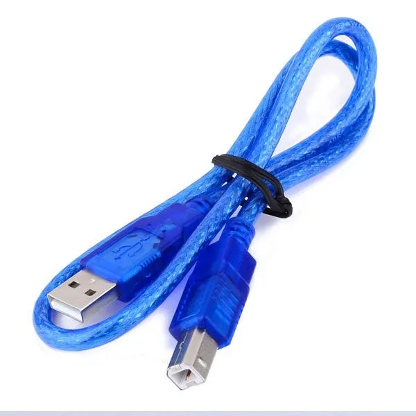 Arduino USB Cable (A to B) Blue/Black