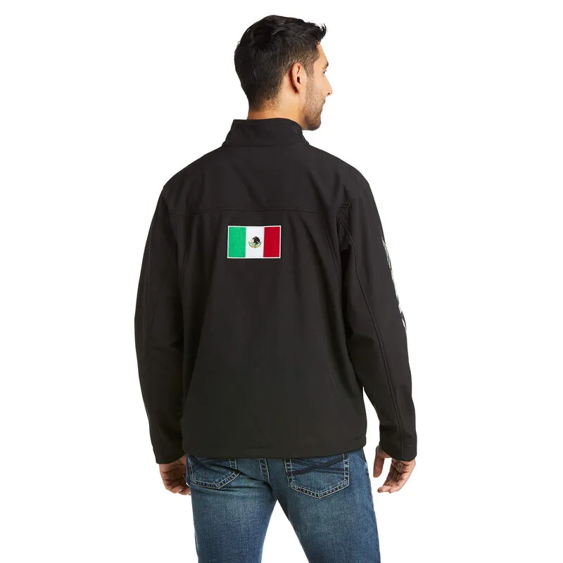 Ariat New Team Softshell MEXICO Jacket (BLACK)