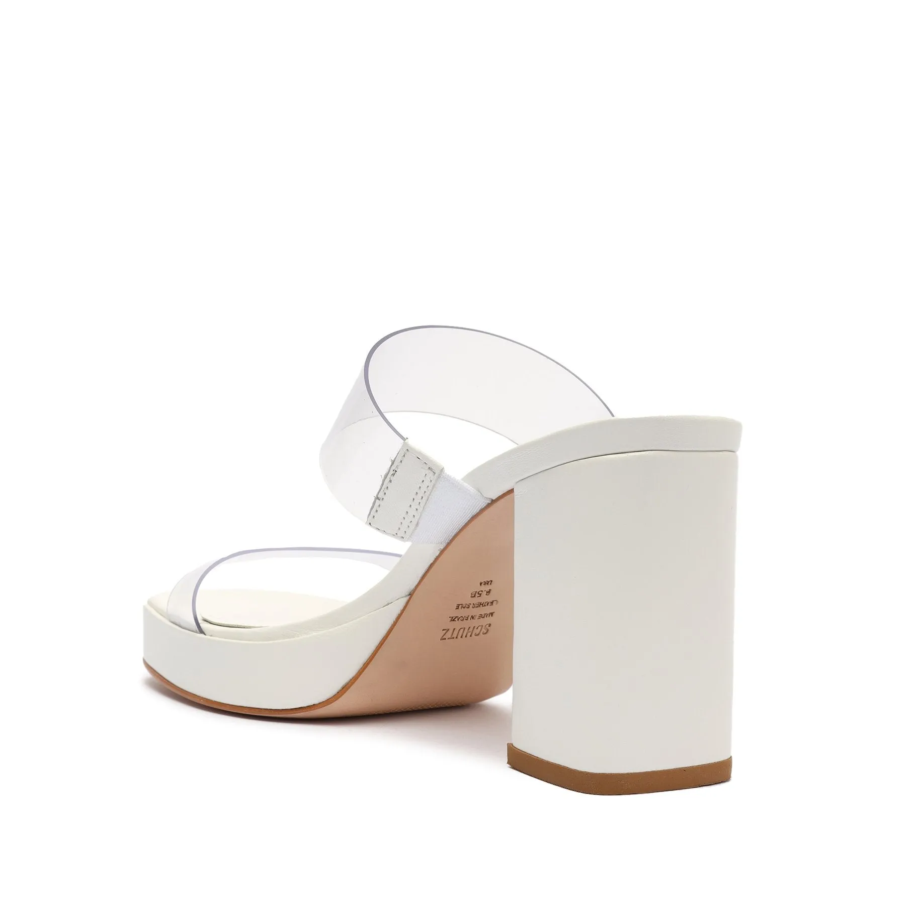 Ariella Platform Vinyl Sandal