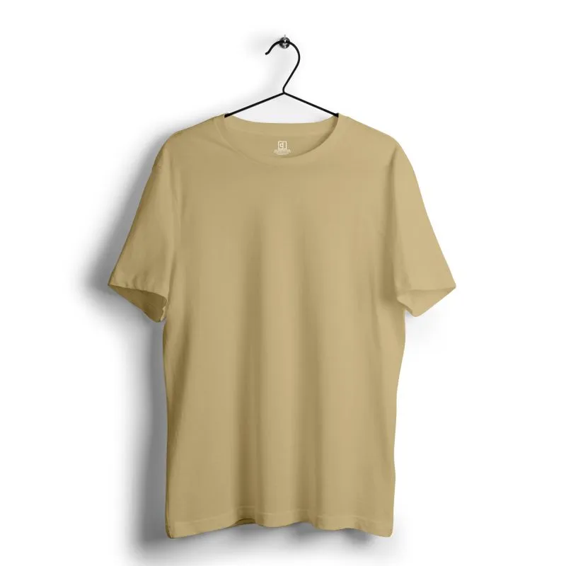 Baby Beige Plain T-Shirt - Unisex Comfort Fit