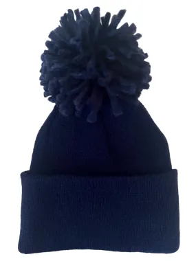 Baby's First Hat, Navy Pom