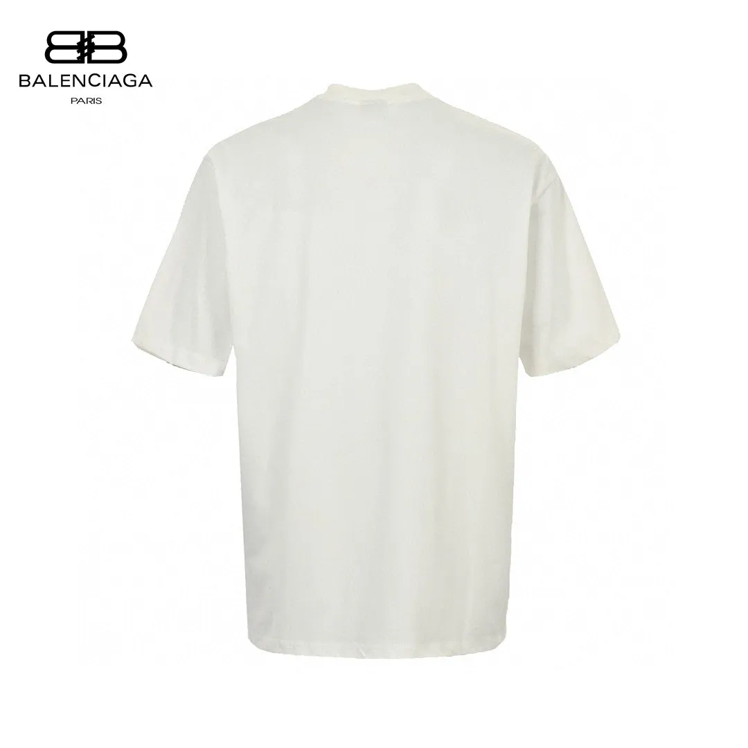 Balenciaga CD Graphic White T-Shirt