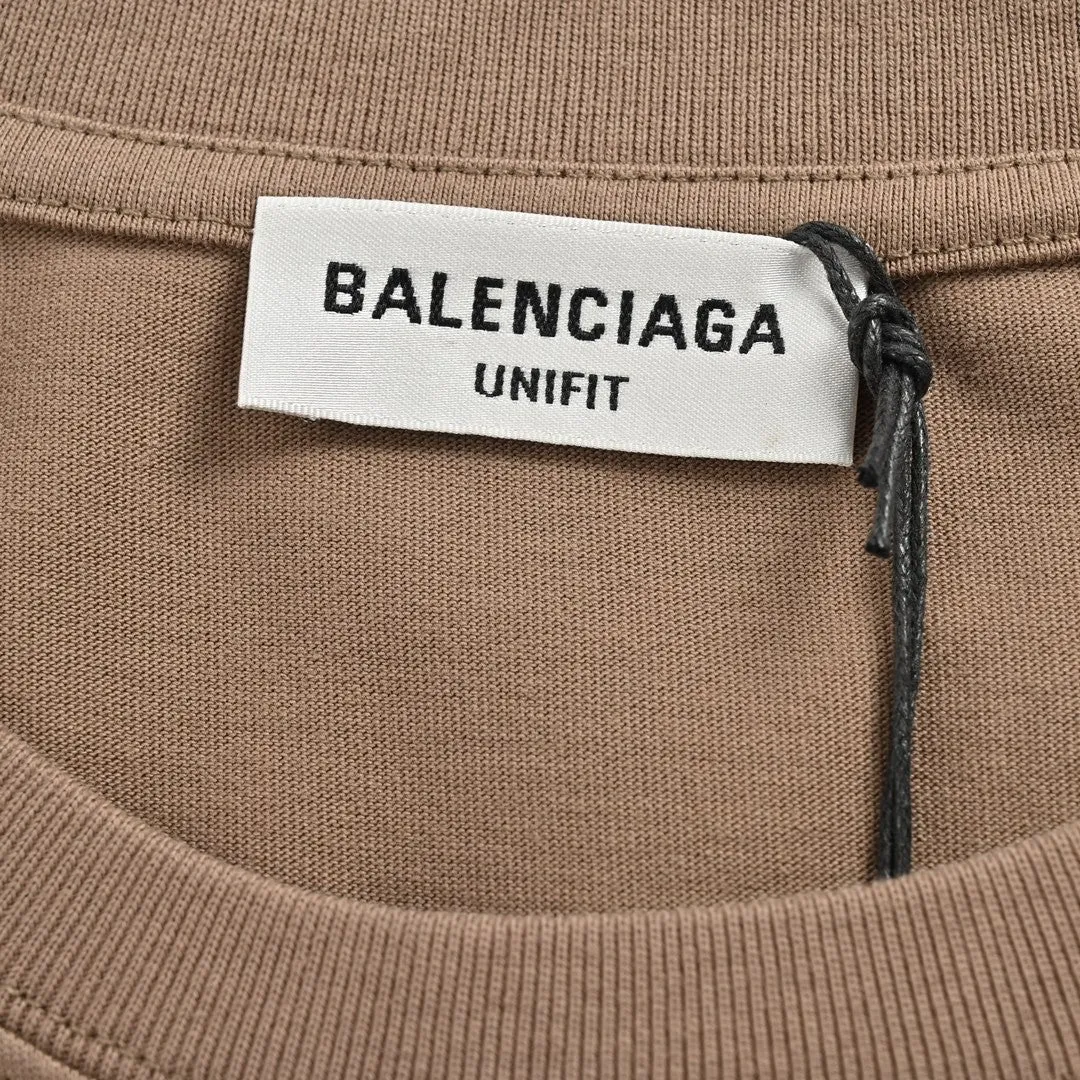 Balenciaga Distressed Logo T-Shirt