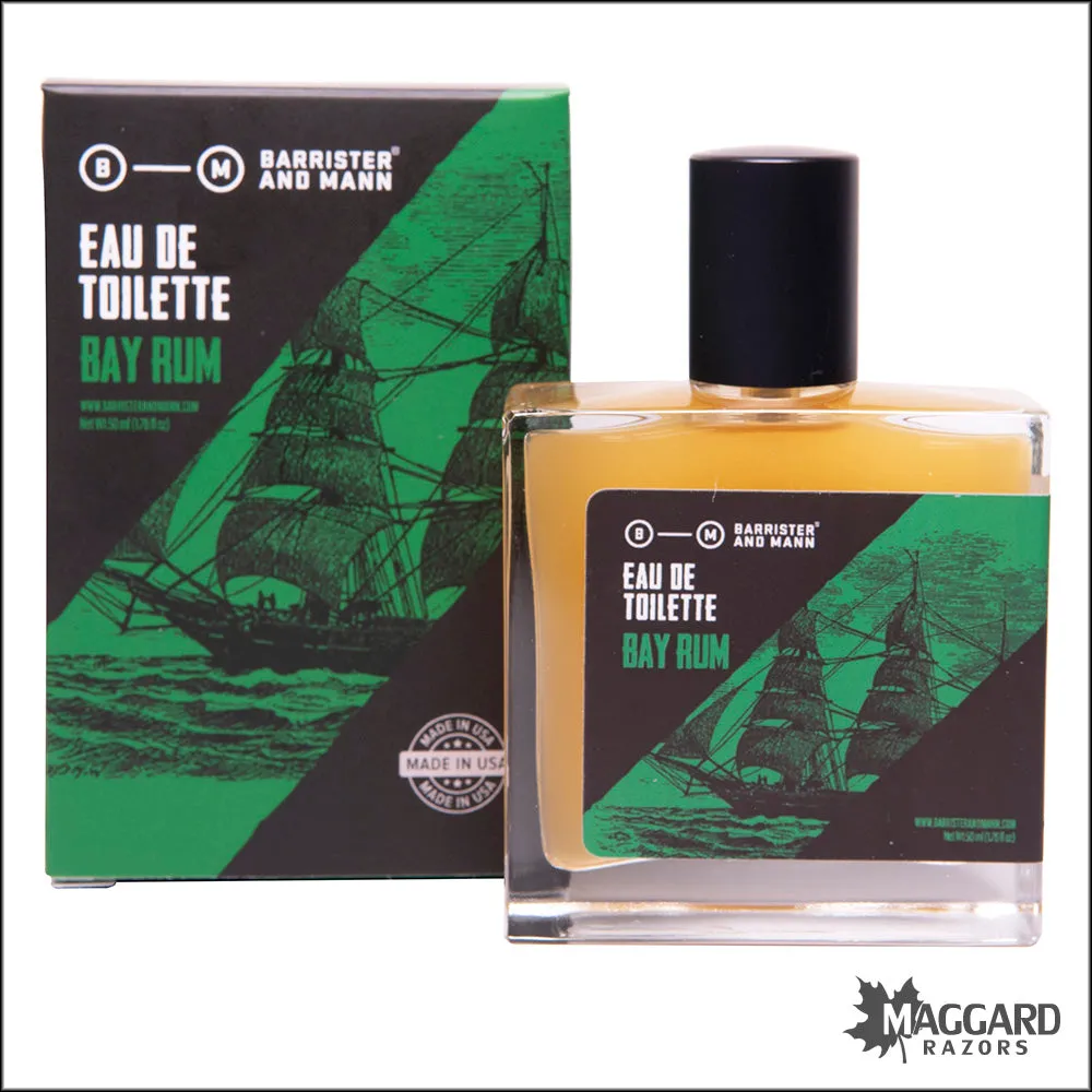 Barrister and Mann Bay Rum Eau de Toilette, 50ml