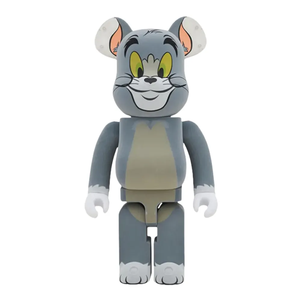 BEARBRICK 1000% TOM AND JERRY FLOCKED TOM