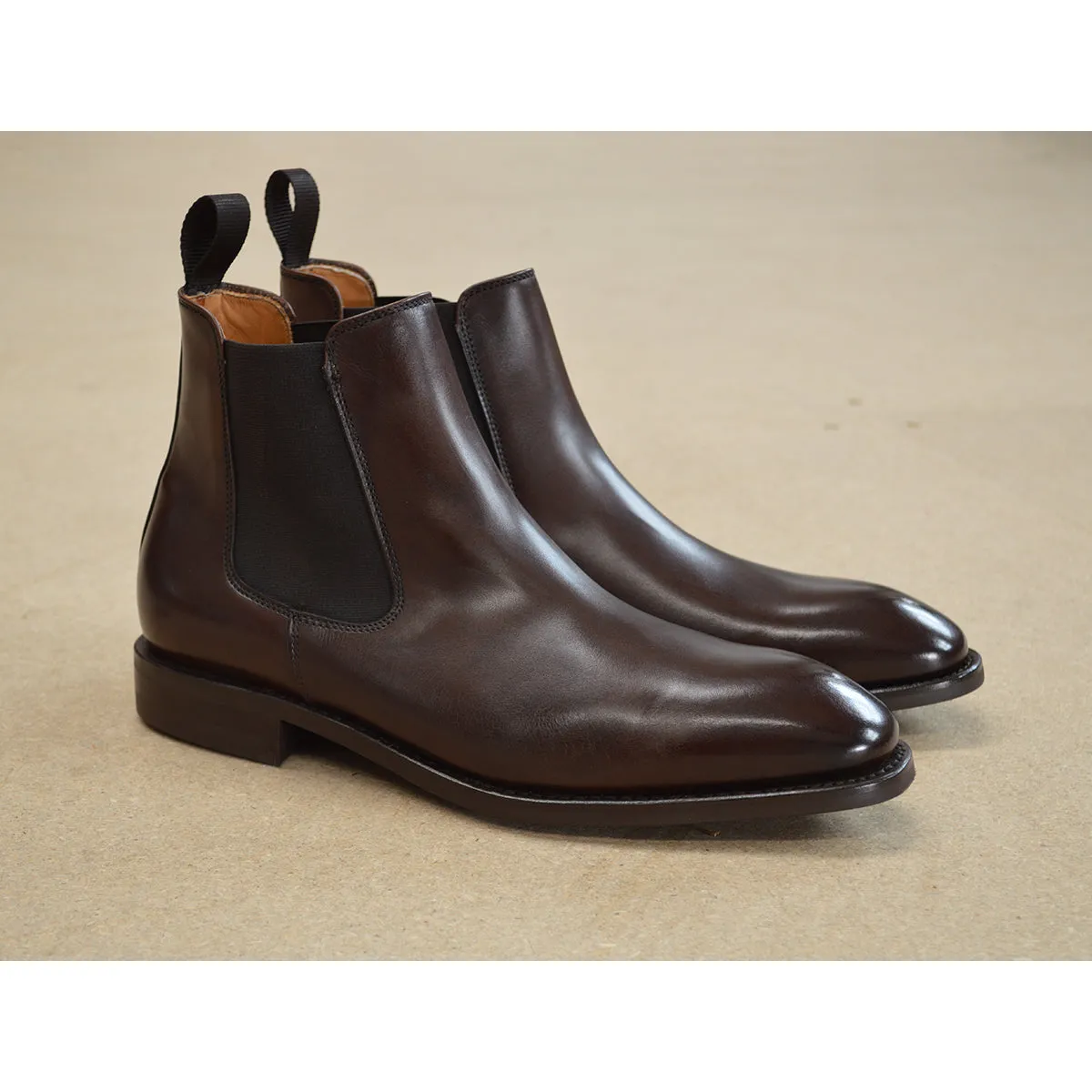 Berwick 1707 Chelsea Boot (475)- Moka