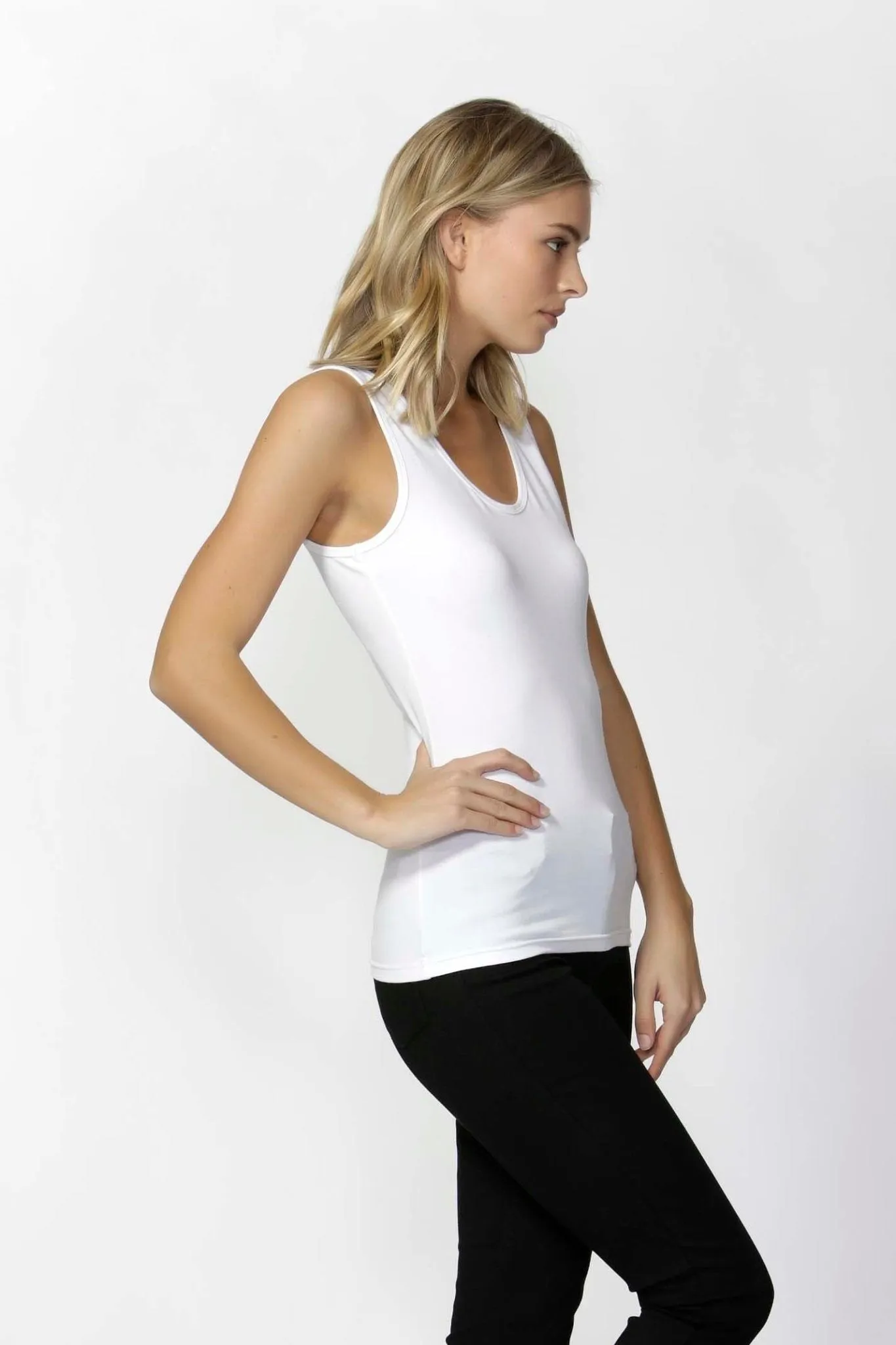 Betty Basics Emma Top in White