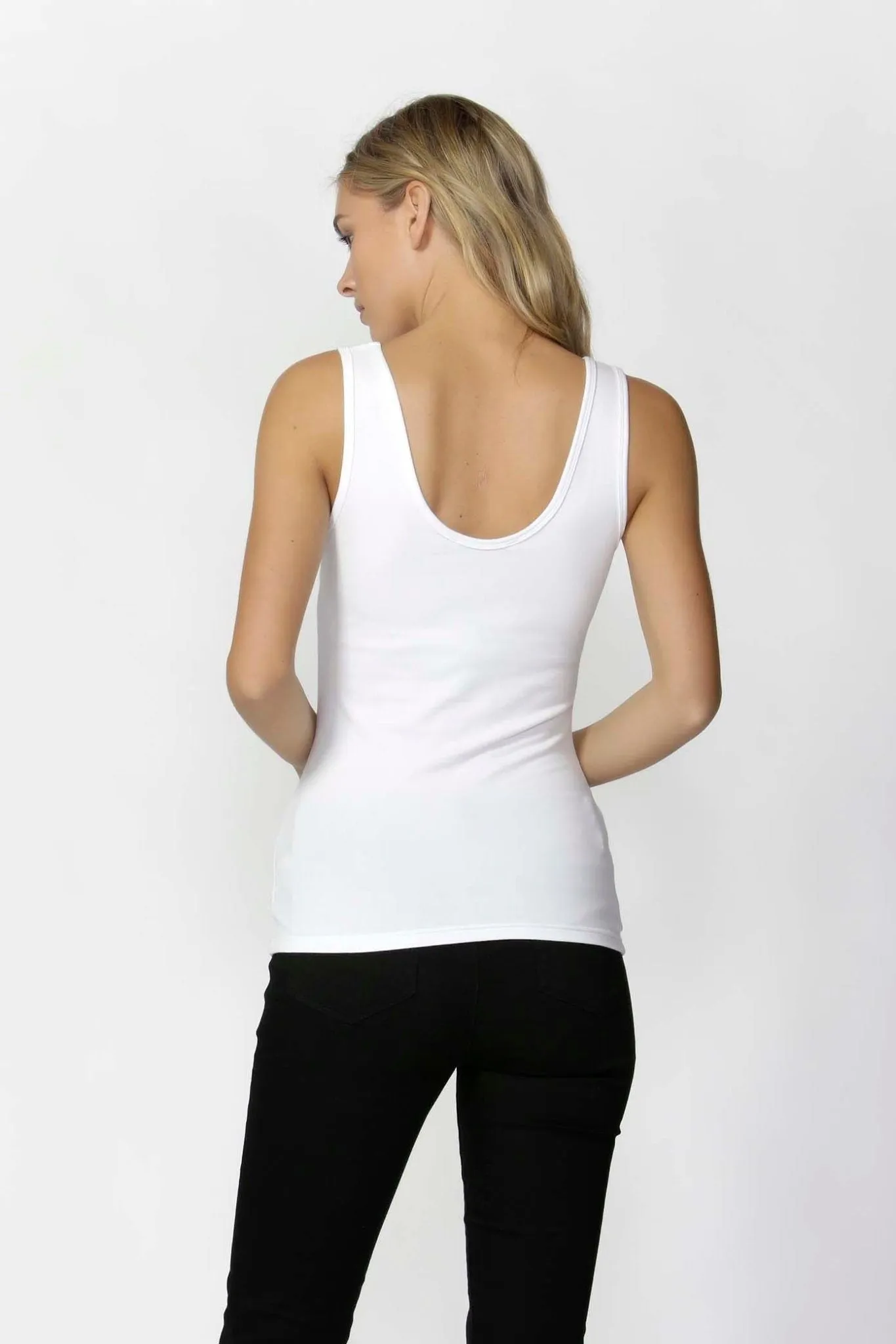 Betty Basics Emma Top in White