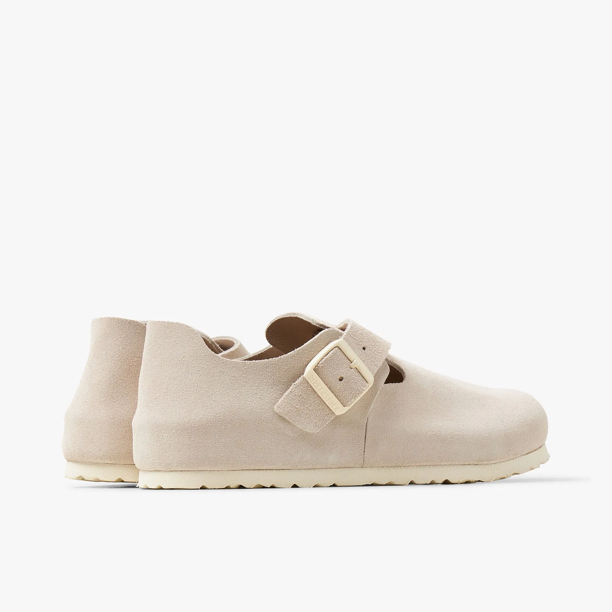 Birkenstock London Suede / Antique White