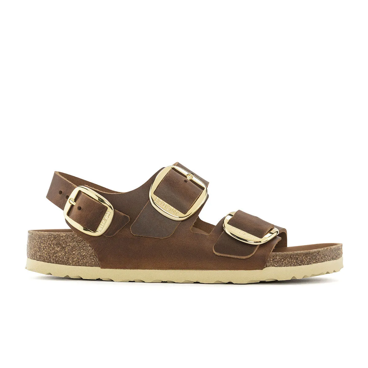 Birkenstock Milano Big Buckle Cognac   