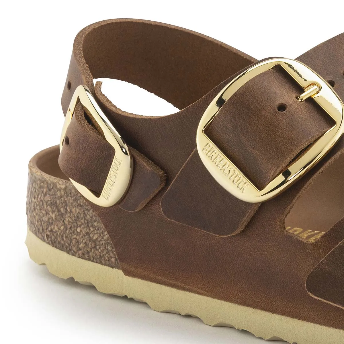 Birkenstock Milano Big Buckle Cognac   